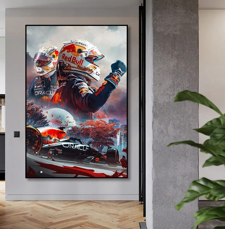 

F1 World Champion Formula 1 Racing Car Poster Print Canvas Painting Home Decor Wall Art Picture For Living Room Bedroom Kids