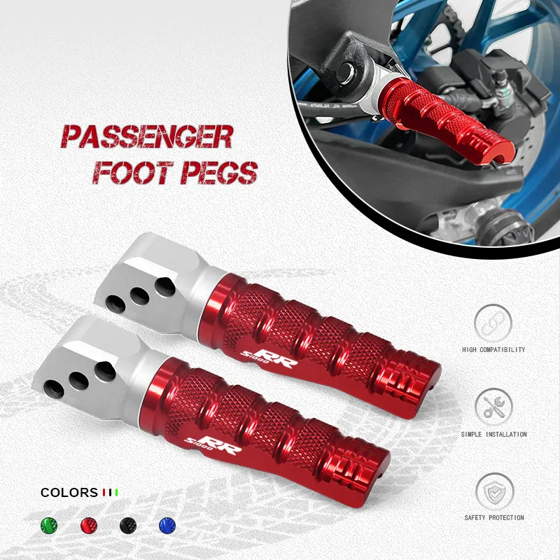 

High Quality Motorcycle s1000rr Passenger Rear Footrest Foot Pegs For S1000RR S1000R HP4 2011-2022 2023 2024 2025