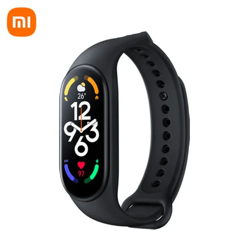 

Xiaomi 7 Band Smart Bracelet 6 Color AMOLED Screen Miband 7 Blood Oxygen Fitness Traker Bluetooth Waterproof For Smart No Box