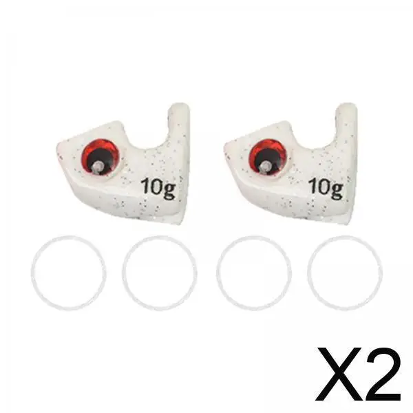 مجموعة ملحقات طُعم الروبيان المتوهجة في الظلام للصيد الليلي