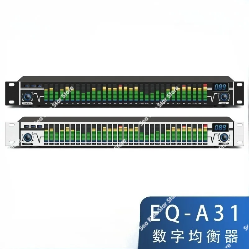 Digital EQ-A31 Professional Effects 220v Stage Home Karaoke Noise Reduction Audio Processor