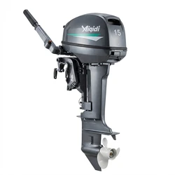 E15 Electric Outboard Engine 15HP Water Cooling 72V 11KW PMSM Tiller Control Lower Noise No Emission Trolling Motor for Fishing