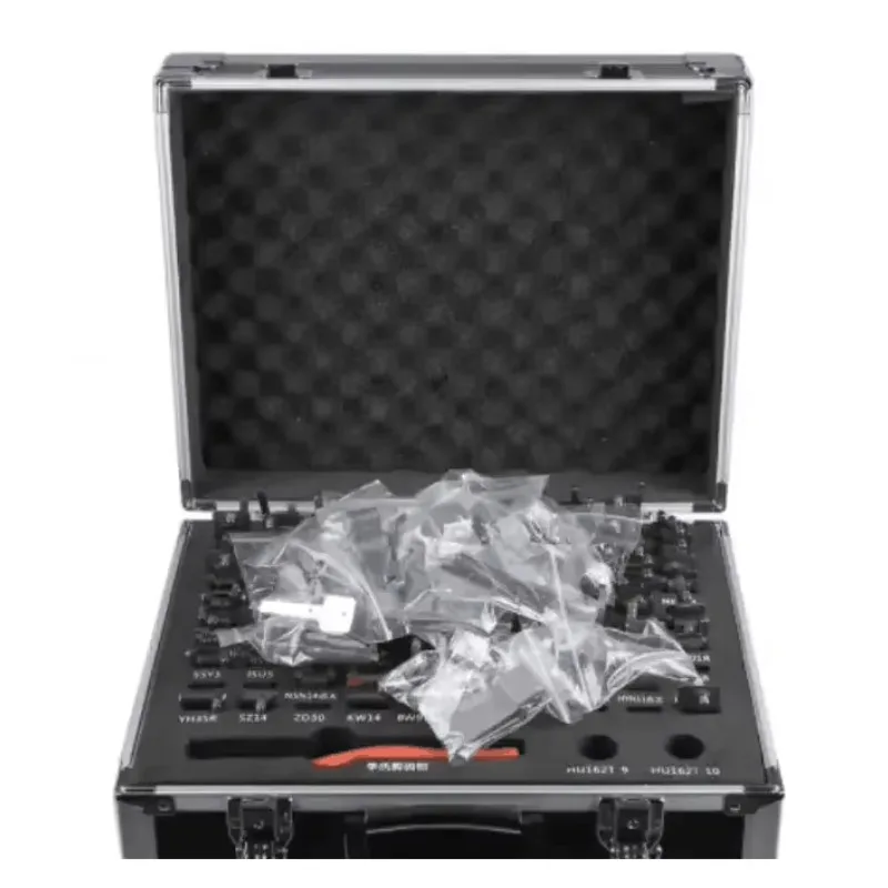 

Auto Pick and Decoder Locksmith Kit Including 77pcs 2 in 1 Tools with 1 Free Lishi Cutter