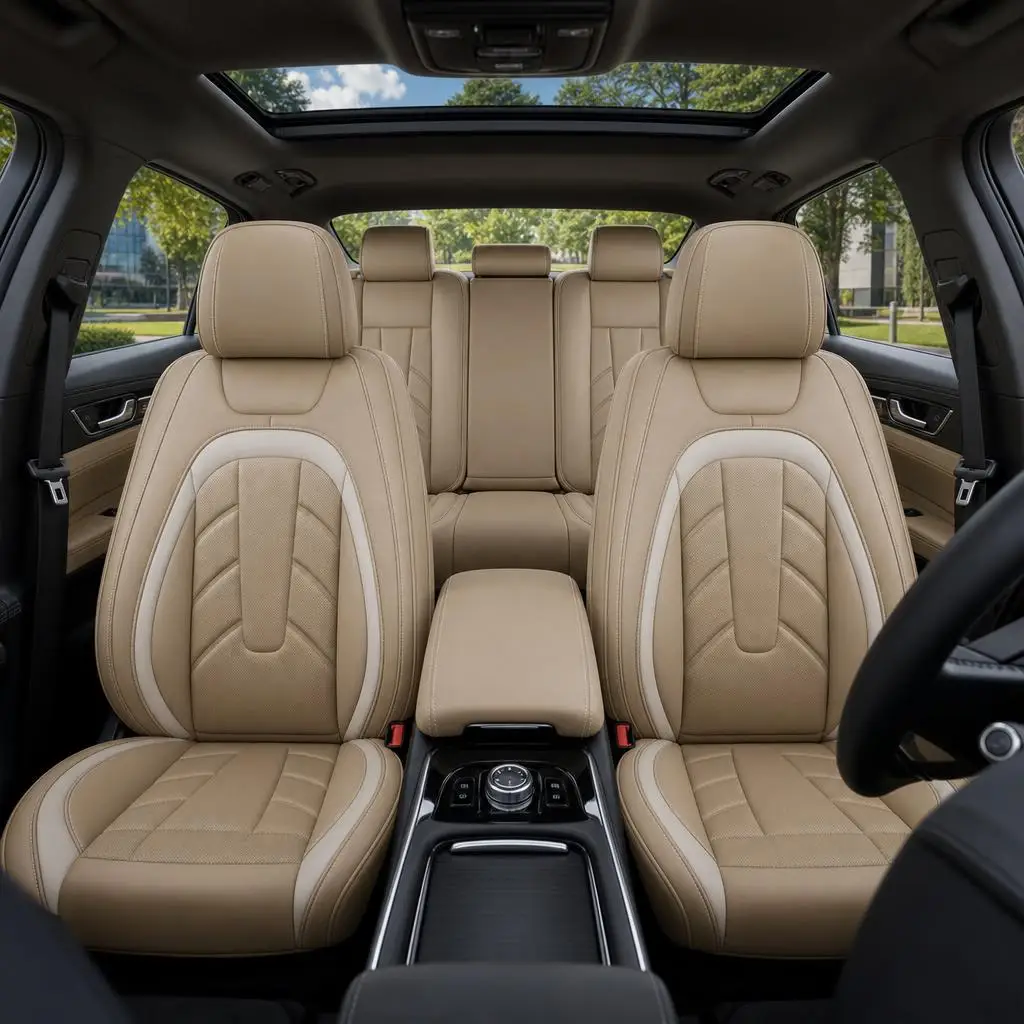 

Suitable 5-Seater For Toyota Car Seat Covers Full Set Of Napa Leather Seat Covers And Car Seat Accessories