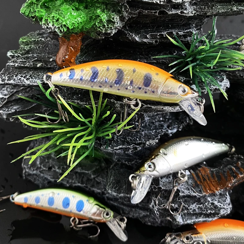 5g 50mm Sinking Minnow Fishing Lures Twitch Wobblers Artificial Hard Baits for Peche Trout Plastic Swimbait Jerkbait Equipment