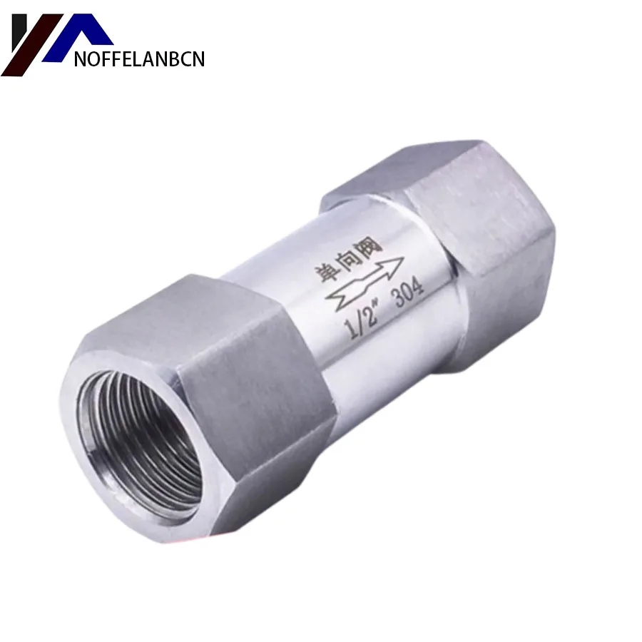 304 stainless steel split type internal thread check valve, high-temperature steam water oil gas check valve, 4-point DN15