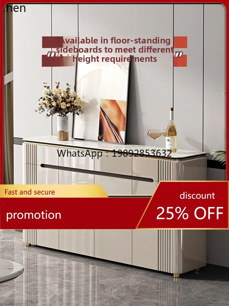 

HT Rock Slab TV Cabinet Storage Integrated Bedroom Modern Simple Floor-standing Wall-mounted Large Capacity Storage Cabinet