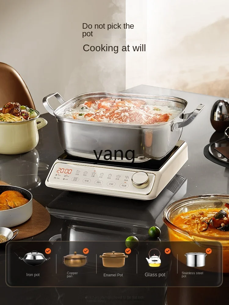 CX Household Induction Cooker Intelligent Multi-Function High-Power Cooking Hot Pot Anti-Dry Burning