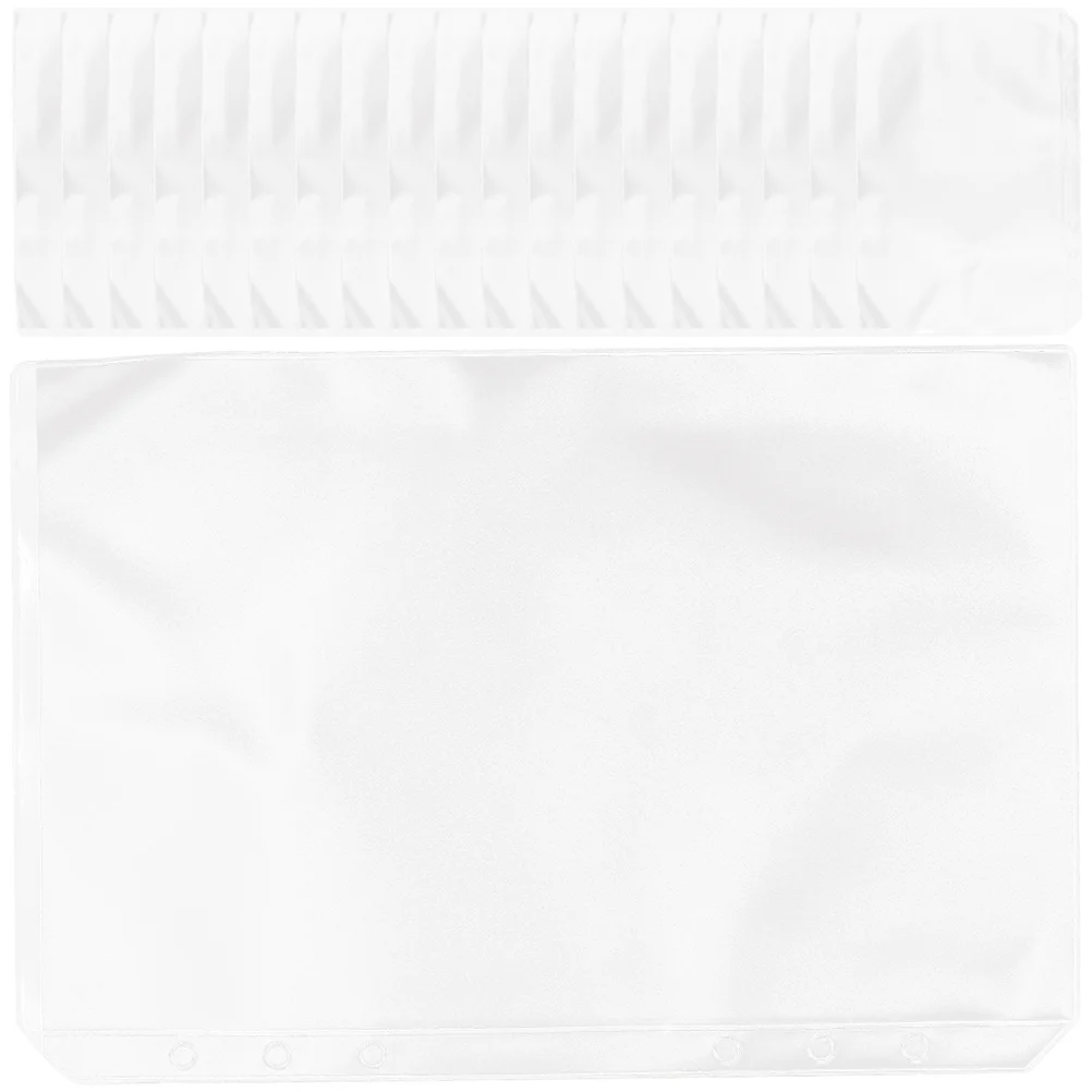 

20 шт. практичные карманы для документов, прозрачные вставки для переплетов с вкладышами для фотографий, файлов, офисных школьных креативных многофункциональных файлов