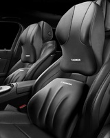 Memory Foam Car Neck Cushion Protective Lumbar Back Support Breathable Universal Car Headrest Pillow Car Supplies