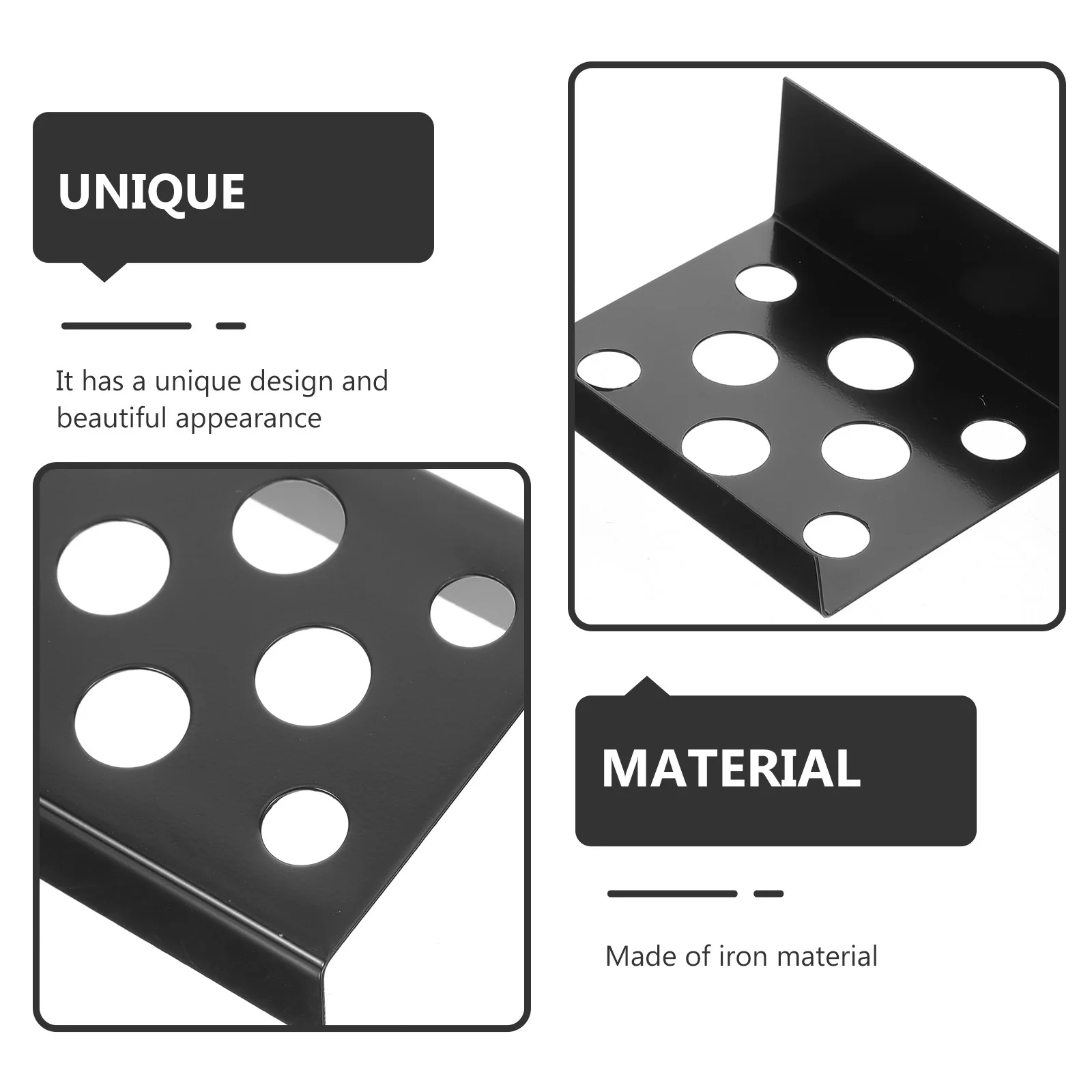 حامل الصباغ الملون حامل كأس حبر الوشم المعدني رف عرض متعدد الشبكة لصالون المنزل استخدام منظم العرض الفني الحديدي #3