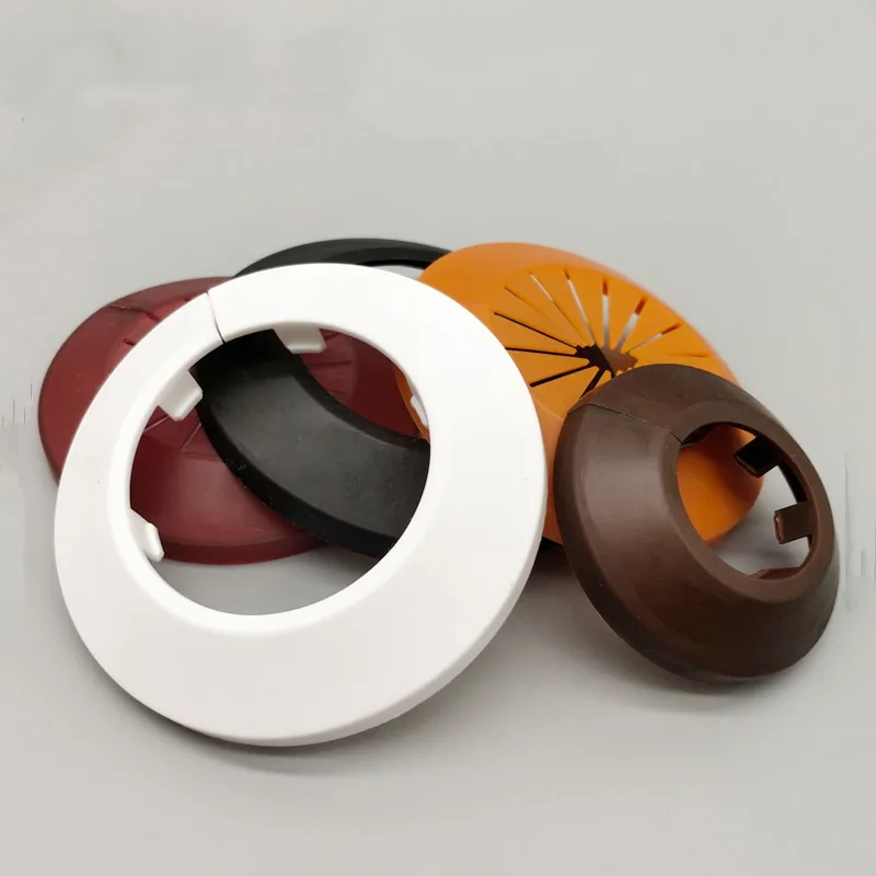 2 Stuks Ronde Decoratieve Cover Plastic Pp Muur Gat Duct Pijplijn Cover Valve Pijp Plug Keuken Douche Woonaccessoires