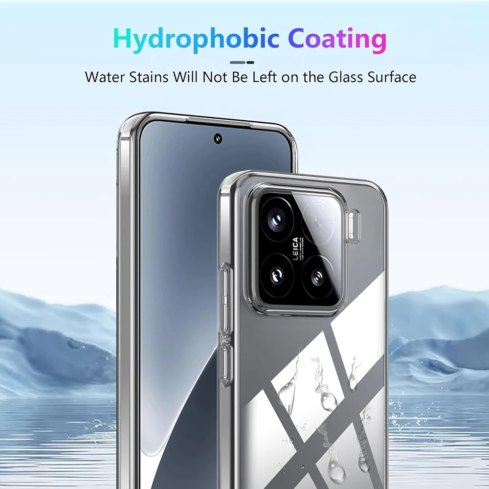 Ultra Thin Silicone Phone Case For Xiaomi Mi 15 Ultra 14 14T 13 13T Pro Clear Soft Back Cover Shockproof Shell Transparent Funda