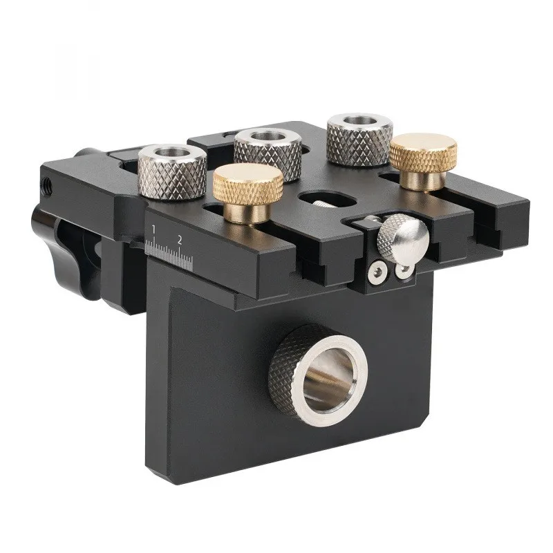 ABVJ-3‑In‑1 Woodworking Drilling Locator Hole Puncher Doweling Jig Drilling Kit Carpenter Tool Wood Working Drill Guide Kit-1