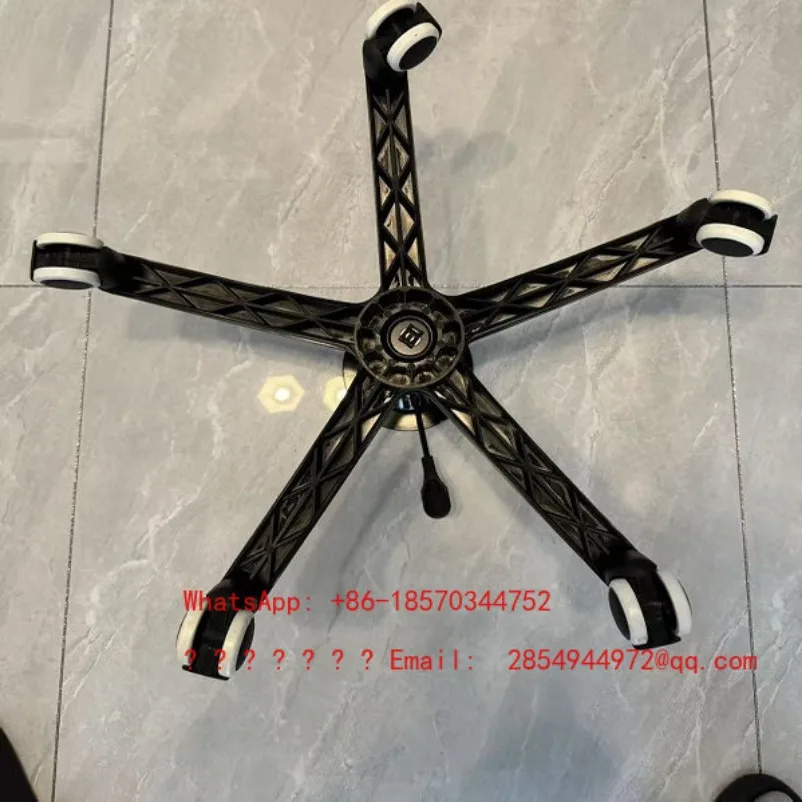 Thickened Nylon Five-claw Chair Computer Chair Shelf Pulley Plastic Rotating Office Chair Five-star Foot Base Accessories
