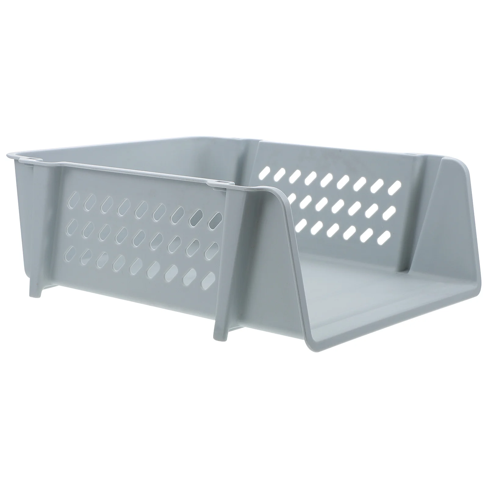 

1.5L Desktop Stationery Organizer Multi-Functional Plastic Storage Rack Stackable Sundries Holder For Home Office School Files