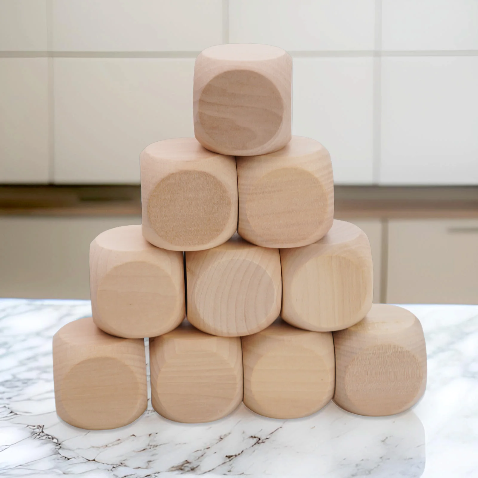 Craft Printing Dice for blank Wooden Dice Crafting for sessions Drawing Numbers Endless Possibilities Engraving Screen Printing