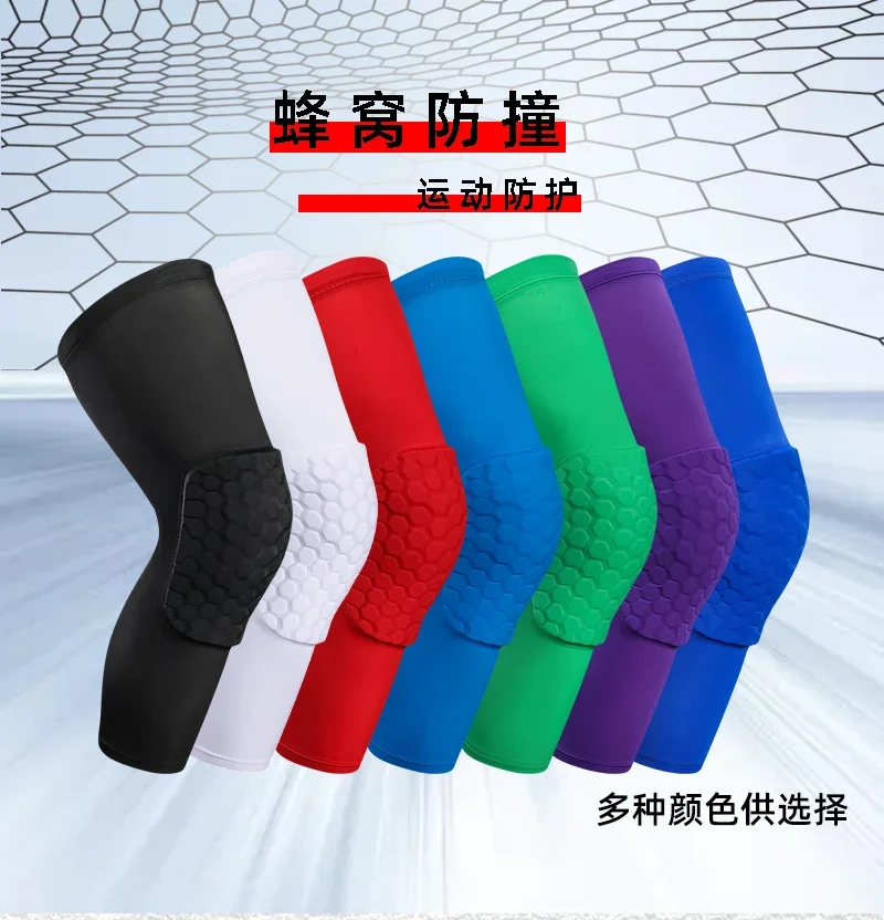 Compression Sports Knee Pads Protector Basketball Knee Brace Shooting Volleyball Supports Safety Kneepad Gym