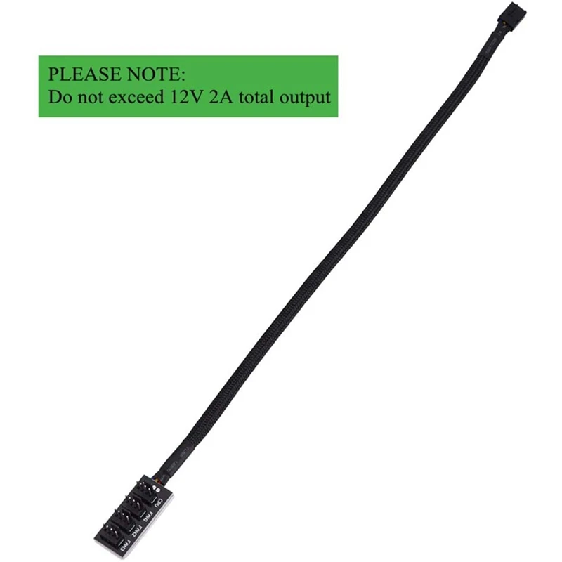 Cooler 37cm 1 To 5 4-pin Molex Portable Universal Durable For Computer Cooler Fan Hub Pc Case Chasis Power Extension New 2023