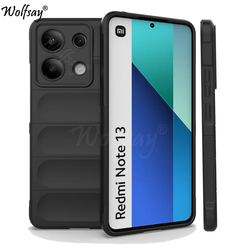 Shockproof Phone Case For Xiaomi Redmi Note 13 4G Case Silicone Full Back Cover For Redmi Note 13 4G Case For Redmi Note 13 4G