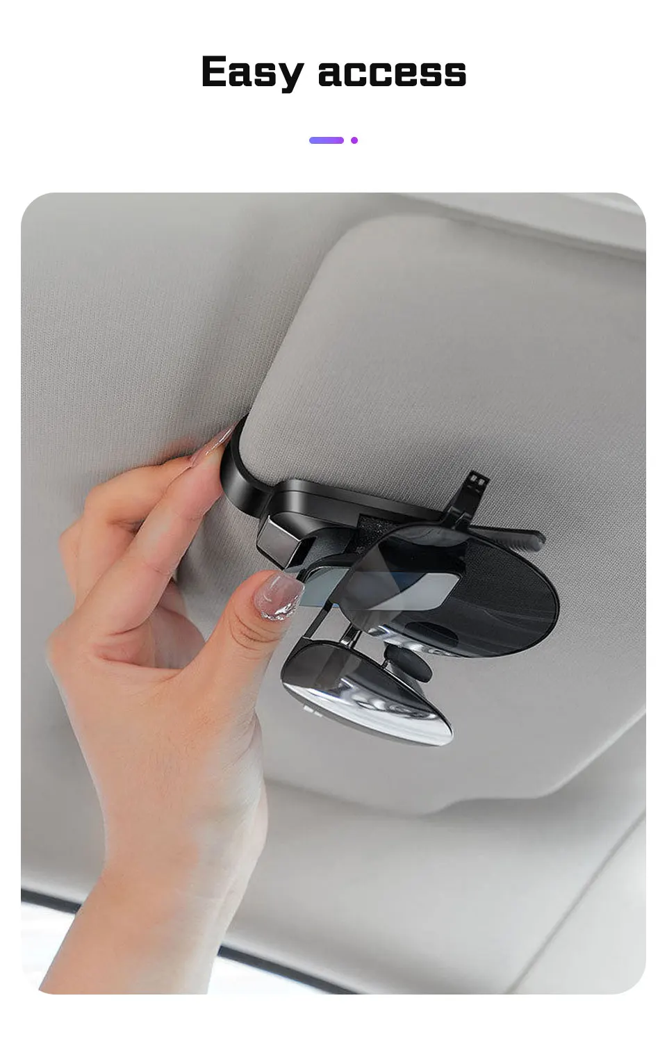 Für LYNK&CO 05 01 02 03 06 900 Z20 Z10 LYNK CO Auto-Brillenclip Sonnenblenden-Sonnenbrillenhalter Brillenaufhänger Clips Zubehör – Detail 9