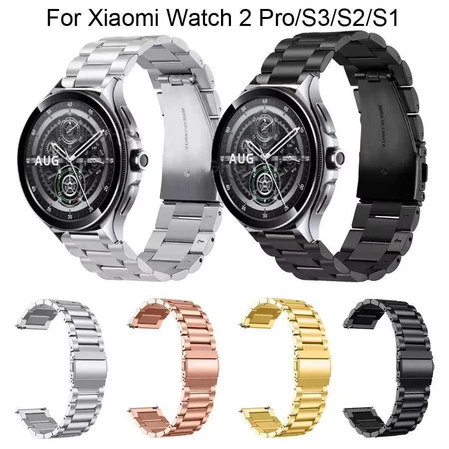 

Stainless Steel Bracelet For Xiaomi Watch 2 Pro Strap Mi Watch S3 S1 Pro/Active S2 42 46mm Watch Band Metal Correa