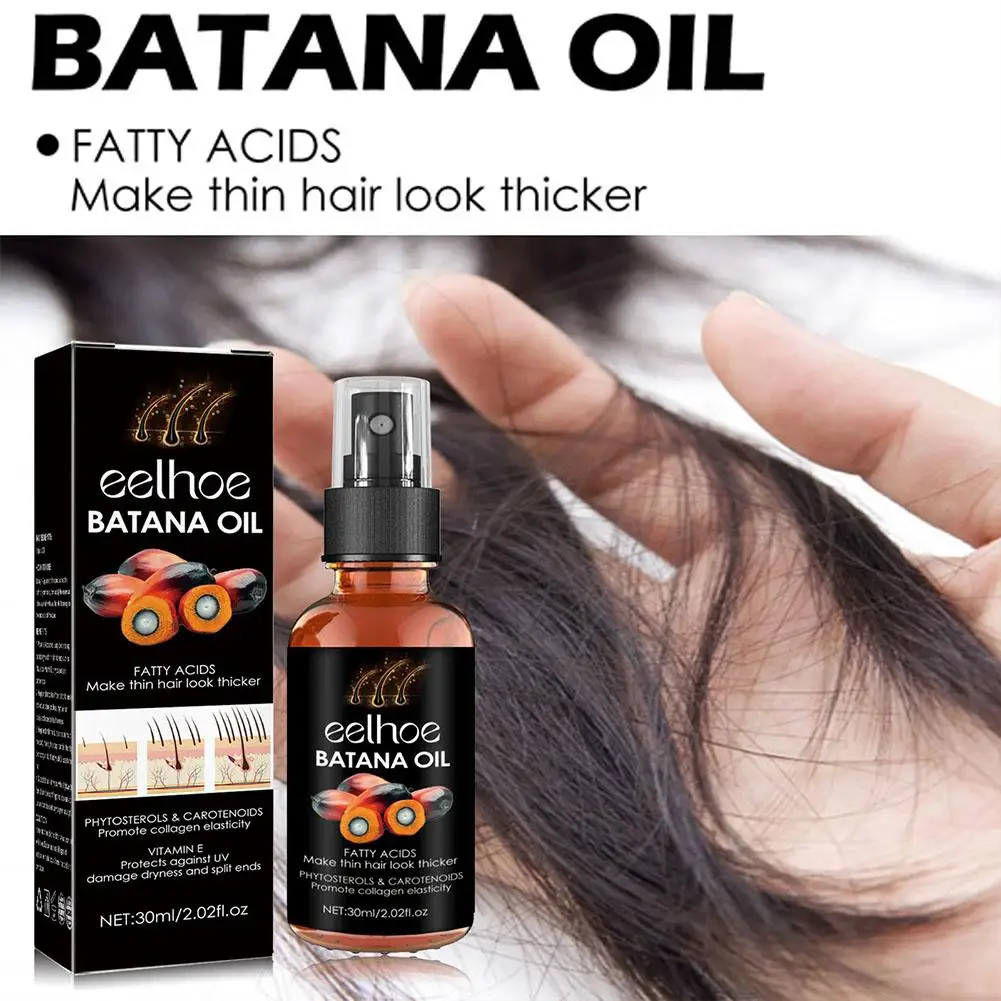 60ml Natural Pure Batana Oil For Men Women Fast Regrowth Anti Hair Loss Oil Products Hair Care Treatment