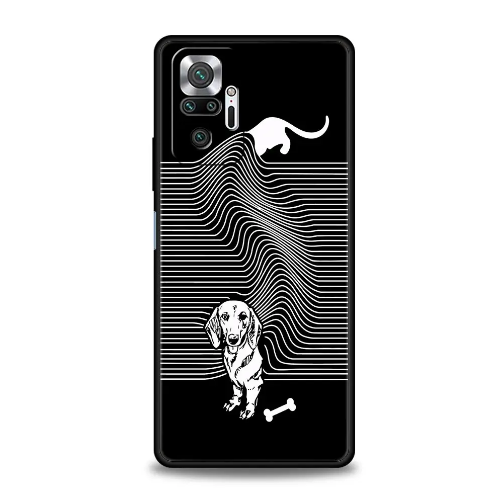 Phone Case For Xiaomi Redmi Note 14 13 12 5G 9S 9 10 11 Pro Plus 4G 9T 14C 13C 12C 10C 9C 9A Soft Cover Dachshund Sausage Dog