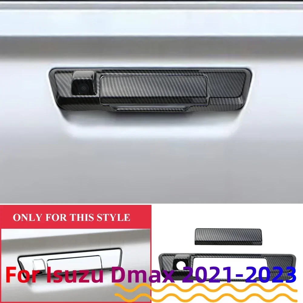 

Car Rear Tailgate Handle Cover Trim For Isuzu DMAX D-MAX 2021-2023 Auto Parts Door Molding Trunk External Stickers Accessories