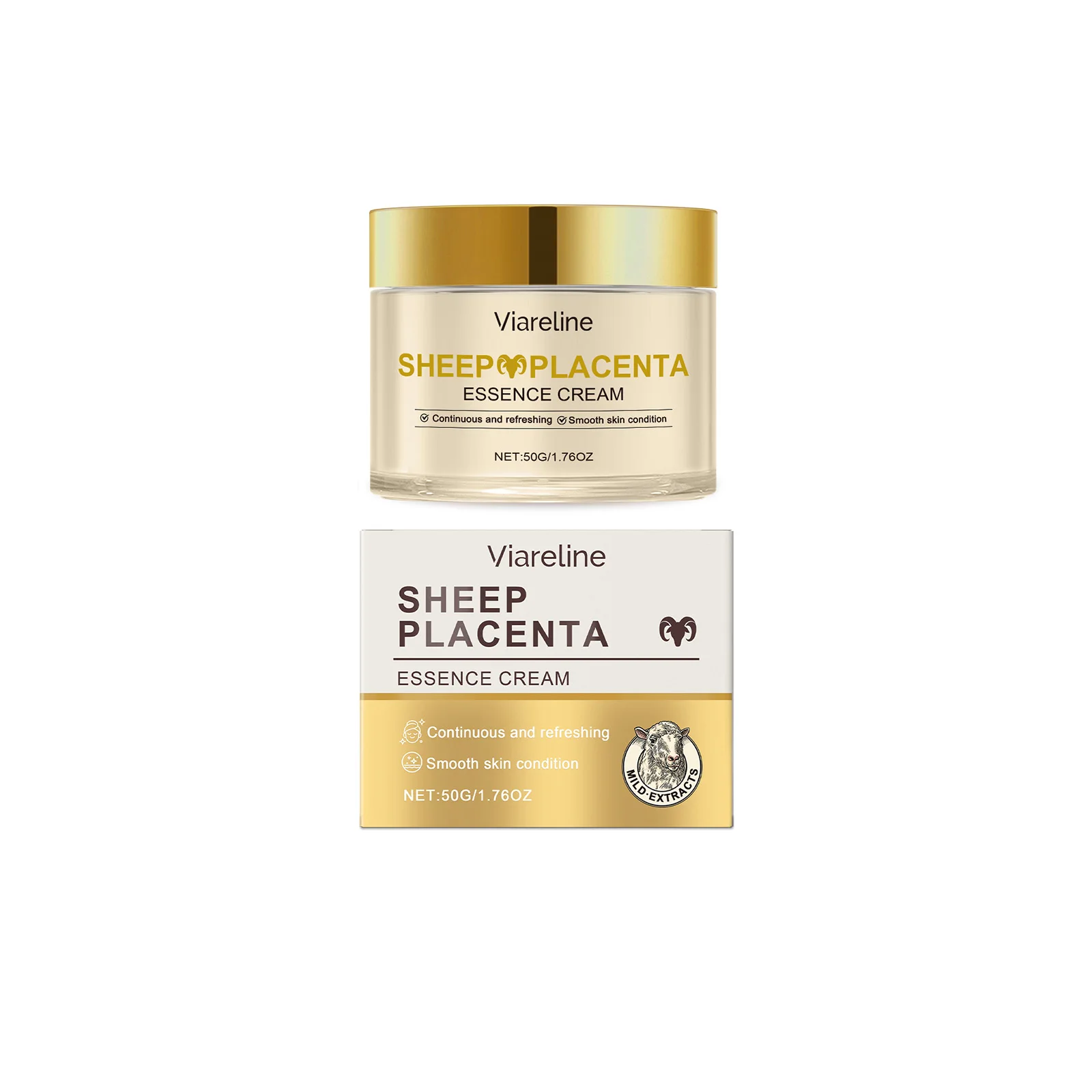 

Sheep Placenta Essence Cream - Anti-Aging Face Moisturizer with Cellular Renewal Complex