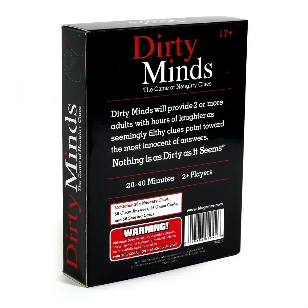 Gra karciana Dirty Minds The Game Of Naughty Clues Rules Tdc Games Original Dirty Minds Party Game The Worlds Cleanest Dirty Game