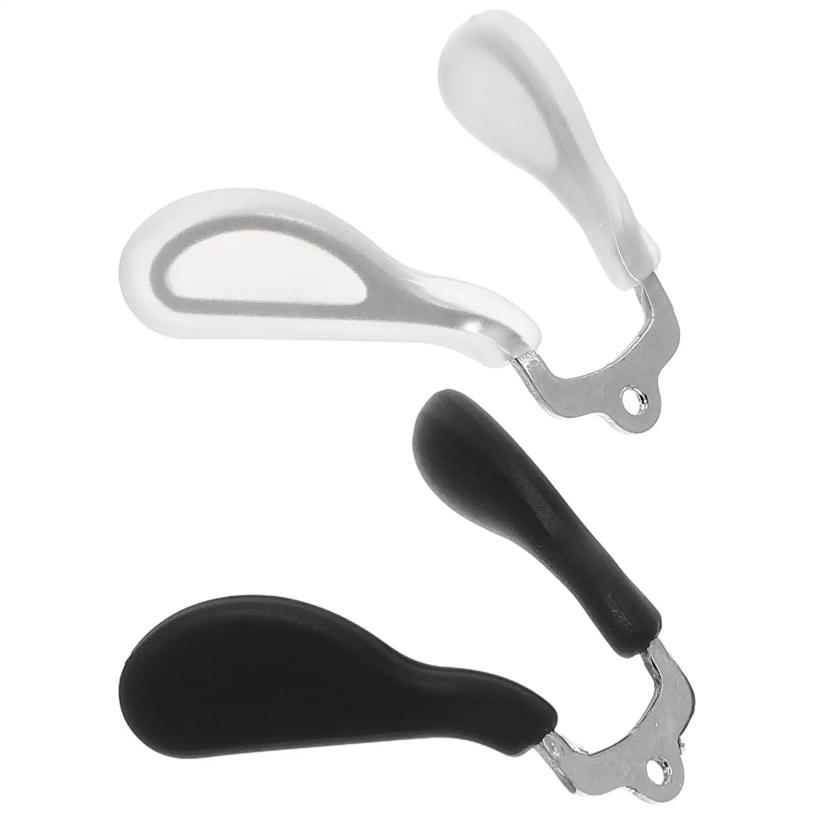 

2Pcs Glasses Nose Pads Silicone Soft Metal Core Durable NonSlip Eyeglass Replacement Parts Comfortable Fit Long Use Time