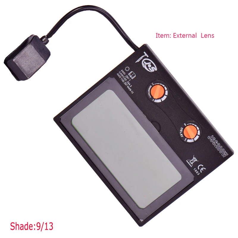 1 PC Solar Automatic Dimming Welding Helmet Mask Glass Lens Filter 110x90mm Digital Adjustable DIN5/9/13 Shade