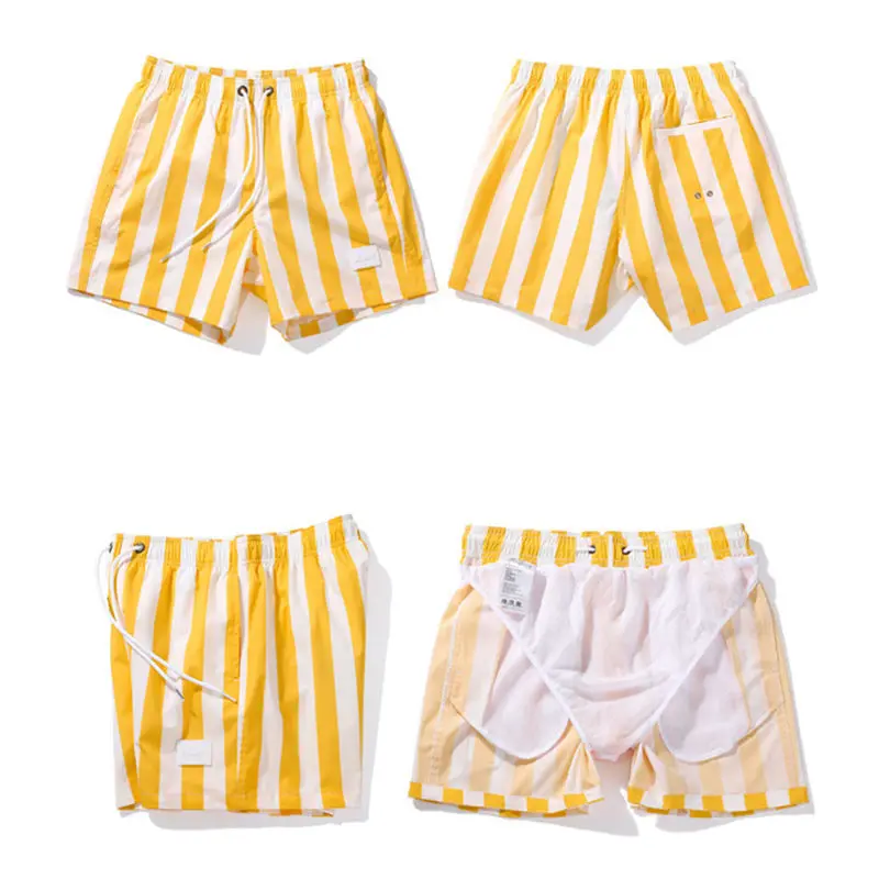 Desmiit Badeshorts für Herren, Boardshorts, Bermuda, Surf- und Schwimmshorts, Herren-Badebekleidung, Sommer, Strand, Fitnessstudio, schnelltrocknende Badehose. – Detail 2