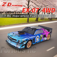 ZD Racing EX07 1/7 RC Electric Remote Control Model Cars High-speed Professional Flat Sports Car On-Road Adults Children's Toys