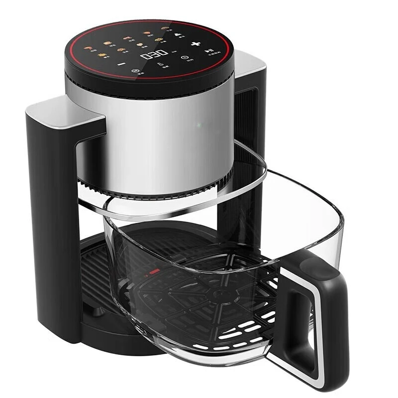 Fritadeira de ar de vidro panorâmica