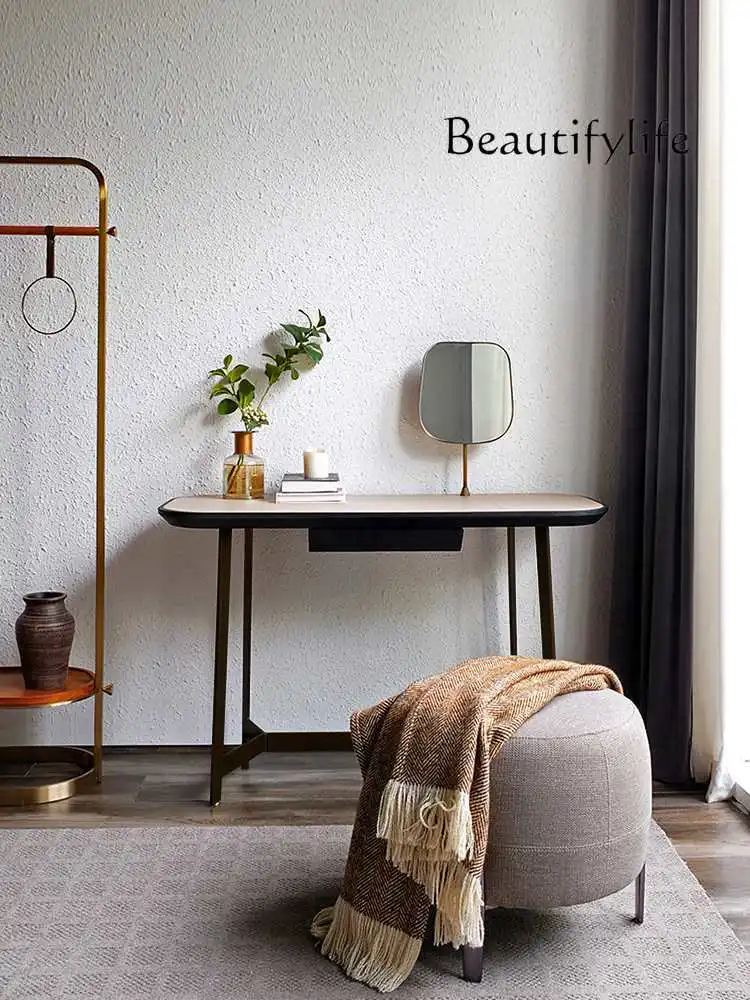 

Smart mirror desk Small apartment Italian simple light luxury designer dresser makeup table