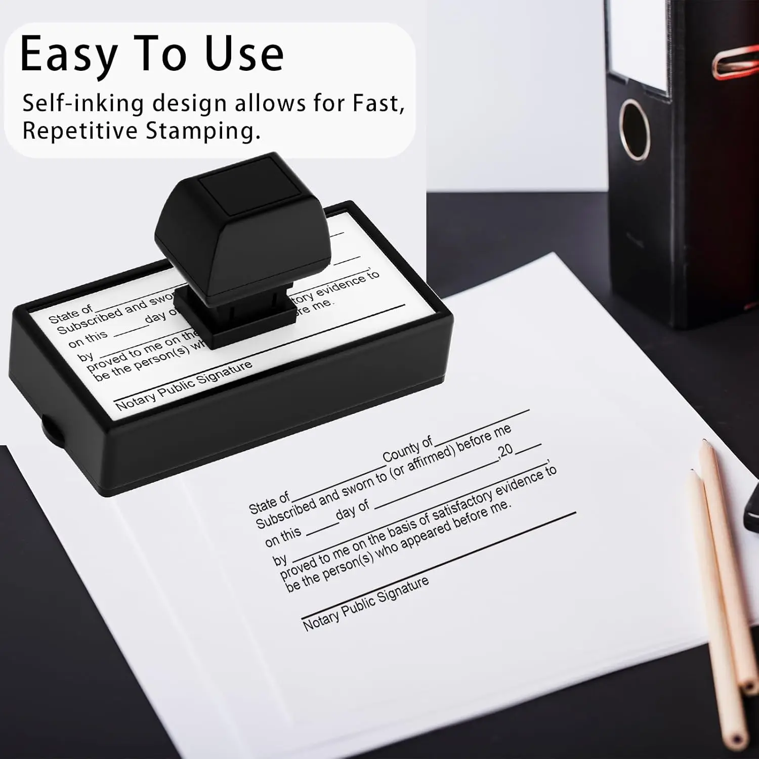 طوابع Notary، ختم Notary Jurat، لوازم Notary سهلة التخزين، ختم Notary، ختم Notary