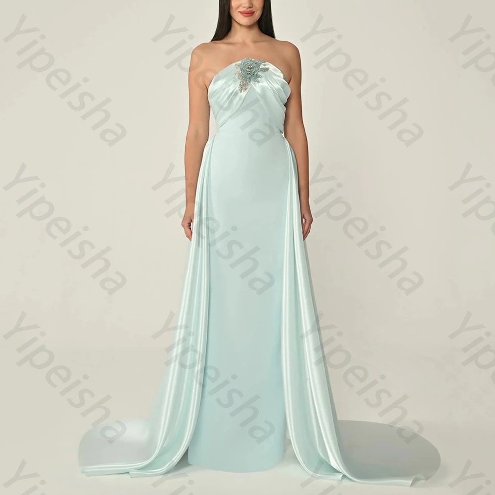 Off The Shoulder Sleeveless Evening Dresses Elegant Backless Long Dress Exquisite High Quality Prom Party Gowns Women Customized