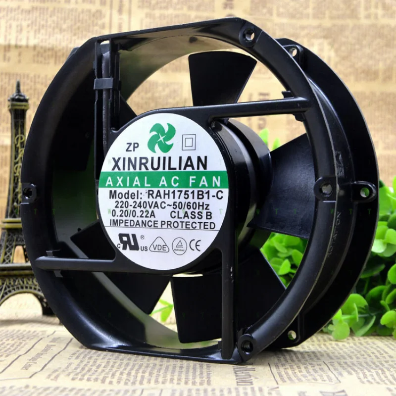 H  1PCS XINRUILIAN RAH1751B1-C 17251 220V Inverter Fan Cabinet Fan Insert type