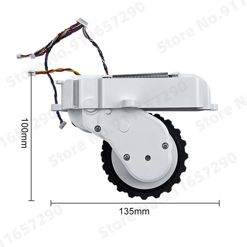 For Xiaomi Mijia STYTJ02YM MVXVC01-JG Left Right Wheels Parts Tools Home Robot Vacuum Cleaner Attachment Replacement Accessories