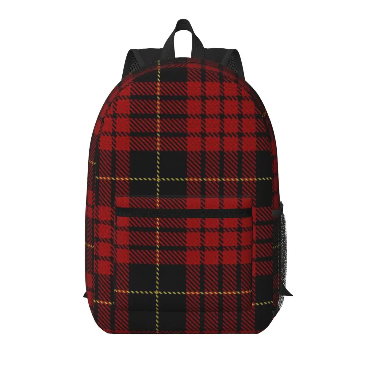 Classic Scottish Clan Tartan Plaid Student Backpack School Bag Hiking Travel Daypack for Men Women Bookbag Shoulder Bags