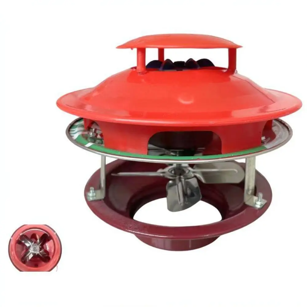 Fireplace Chimney Fan Exhauster For Wood Stove Ventilation Air Duct Draft Inducer Powerful Smoke Removal Tool