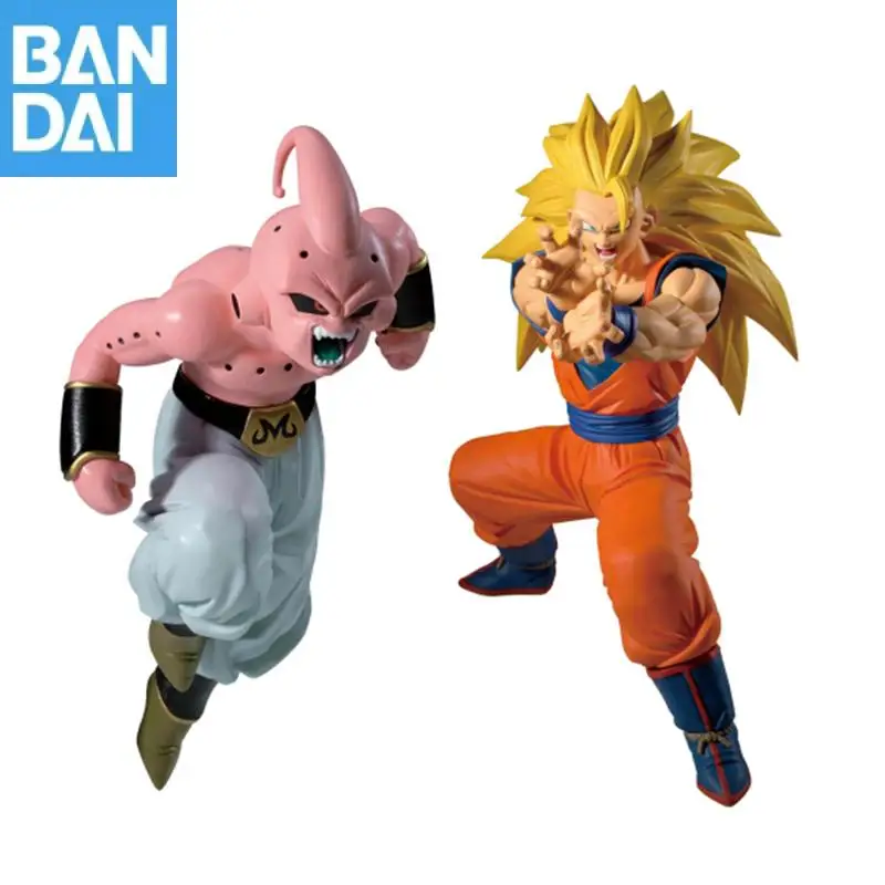 

Подлинная Bandai Namco Banpresto Dragon Ball Son Goku Vs Majin Buu Super Saiyan One3 Match Makers Фигурка Модель Игрушка Подарочный Коллекционер