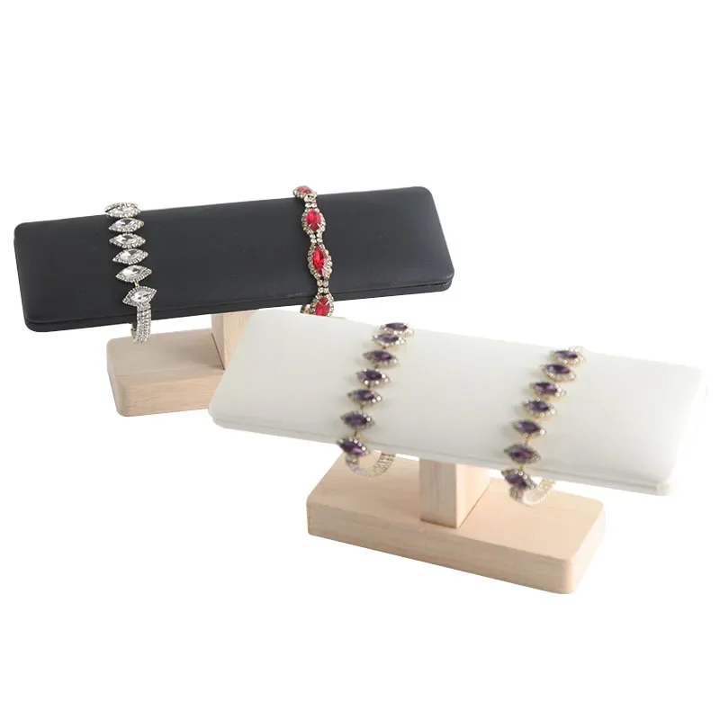 

Деревянный браслет, витрина, чехлы, ручная цепочка для часов, Т-образная планка для волос, эластичная лента, органайзер для ювелирных изделий, жесткий держатель-подставка