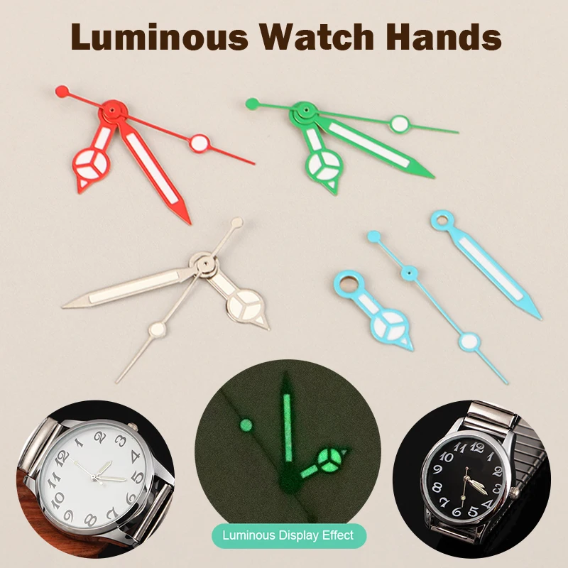 Modified Watch Accessories Green Luminous Watch Hands For NH35/36/4R/7S Movement Watch Repair Accessories