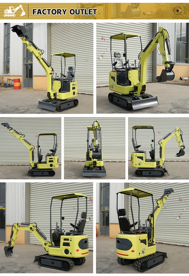 1-Tonnen-Minibagger / Mikrobagger, 1000kg Raupenbagger Mini-Pelle, CE-zertifizierter Kompaktbagger, weltweit verfügbar – Detail 5