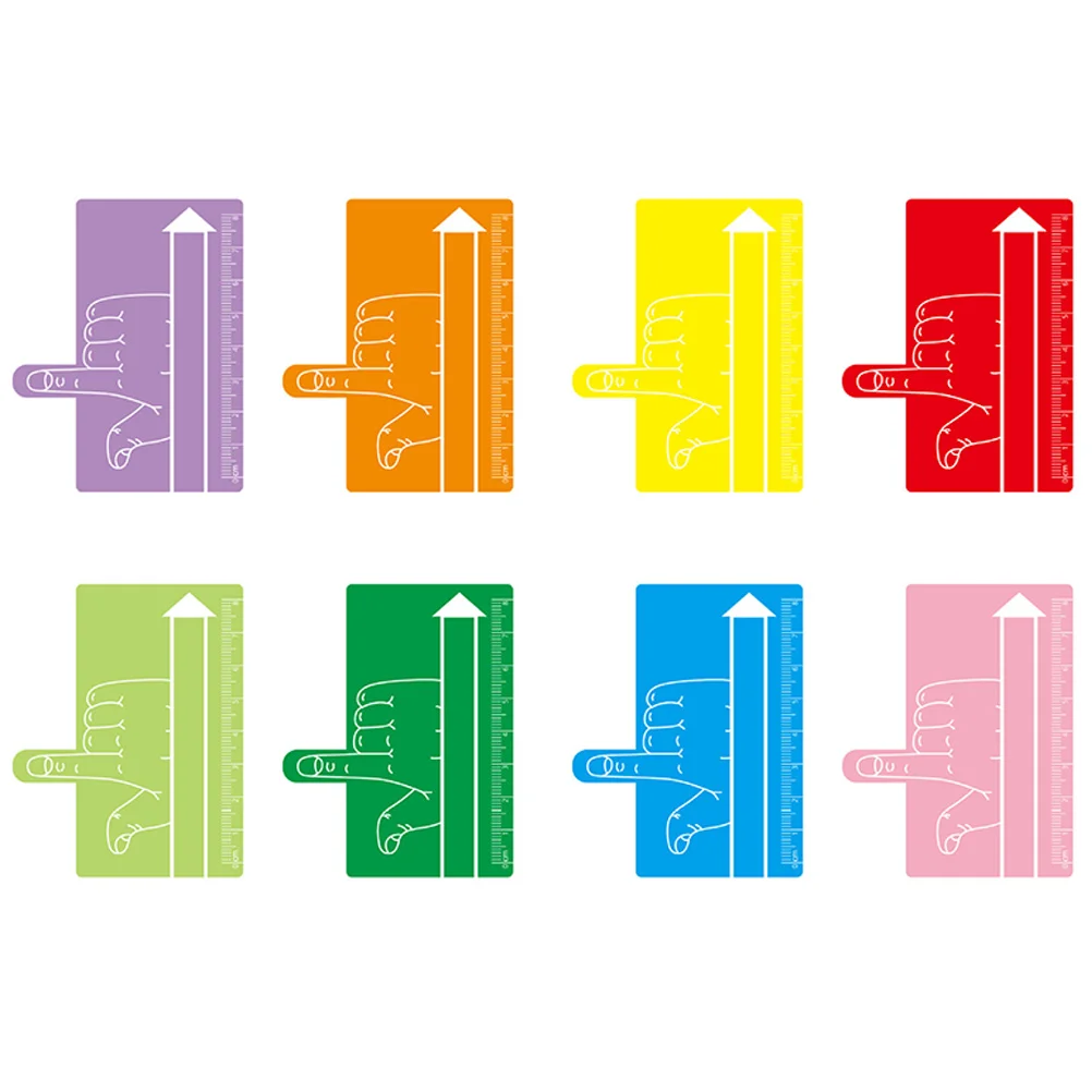 8 pçs ferramenta de escrita marcador crianças headbands dislexia crianças marcas polegar almofada leitura abs presentes guia criança