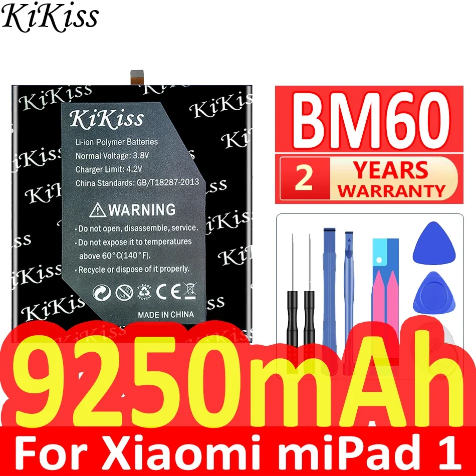 Batería portátil KiKiss BM60 9250mAh para baterías de tableta Xiaomi miPad 1