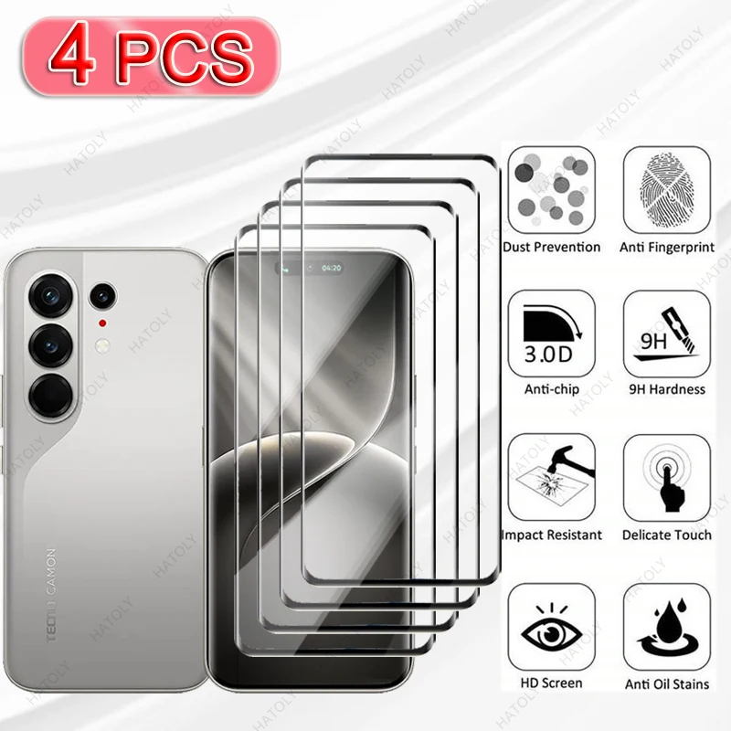 3D Curved Glass For Tecno Camon 50 Pro 5G Glass Protective Film For Tecno Camon 50 Pro 5G Screen Protector Camera Lens Protector
